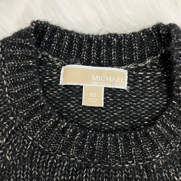 Michael Kors Gray Poncho wool blend Sweater - Picture 3 of 5